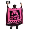 Trimita Game Deken | Gamer at Play Plaid – Controller Print – Neon Symbol – 130×170 cm – 100% Acryl