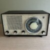 Vintage bluetooth radio Philips 1956 zwart blauw