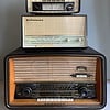Vintage bluetooth wit radio Phillips uit 1956