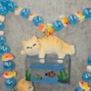 Vissende Katten, een handgemaakte ketting voor katten- lieghebbers.