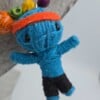 Voodoo dolls met spinnenweb kralen en schedels, een super coole Halloween Ketting. ls