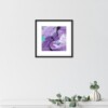 Abstract Schilderij ‘Purple Motion’ – Acryl op Hout (32x32cm)