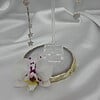 Asymmetrische oorbellen met Swarovski en zoetwater parels