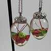 Bloemen eikel vorm ketting