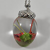 Bloemen eikel vorm ketting