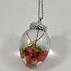 Bloemen eikel vorm ketting