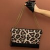 Clutch Cheetah Black