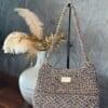 Crochet shoulder tas
