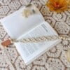 DIY macramé boekenlegger