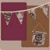 Decoratieset Vlaggenlijn + Vaantje | Tijger / Bloemenprint