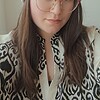 Gehaakte muts | Beige en lichtblauw