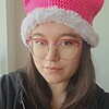 Gehaakte muts met imitatiebont | Neon roze en lila