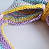 Gehaakte strik tas | Pastel