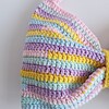 Gehaakte strik tas | Pastel