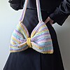 Gehaakte strik tas | Pastel