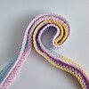 Gehaakte strik tas | Pastel