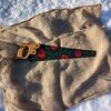 Handbeschilderde upcycled vintage metalen zaag met rode rozen