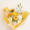 Handgemaakt Geel Bloemenboeket van Haakwerk – Perfect voor Cadeau of Decoratie