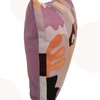 Handgemaakt kussen met fantasie print - Lila