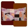 Handgemaakt kussen met fantasie print - Lila