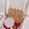 Houten Kerstornament Knutselset – DIY Verfset voor Kinderen – Kerst Openhaard, – Creatief Knutselcadeau – Inclusief Verf & Kwast – Crafted Creations