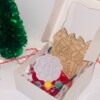 Houten Kerstornament Knutselset – DIY Verfset voor Kinderen – Kerst Openhaard, – Creatief Knutselcadeau – Inclusief Verf & Kwast – Crafted Creations