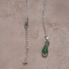 Ketting Collectie: Glans en kleur groen: Handgemaakt met glazen kralen
