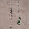 Ketting Collectie: Glans en kleur groen: Handgemaakt met glazen kralen