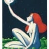 Print illustratie ‘Maanvrouw’ A3