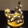Rustieke lamp op batterijen