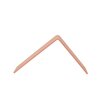 STERKSTAEL Ares Dusty Rose - industriële plankdrager – geschikt voor een plank van 20 to 25 cm – kleur Oud Roze – incl. bevestigingsmateriaal - poedercoating – staal - 1 stuk