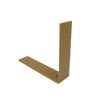 STERKSTAEL Ares Goud - industriële plankdrager – geschikt voor een plank van 20 to 25 cm – kleur goud – incl. bevestigingsmateriaal - poedercoating – staal - 1 stuk