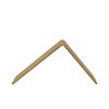 STERKSTAEL Ares Goud - industriële plankdrager – geschikt voor een plank van 20 to 25 cm – kleur goud – incl. bevestigingsmateriaal - poedercoating – staal - 1 stuk