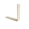 STERKSTAEL Ares Japandi Beige - industriële plankdrager – geschikt voor een plank van 20 to 25 cm – kleur Beige – incl. bevestigingsmateriaal - poedercoating – staal - 1 stuk