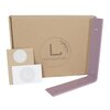 STERKSTAEL Ares Lila Mist - industriële plankdrager – geschikt voor een plank van 20 to 25 cm – kleur paars violet – incl. bevestigingsmateriaal - poedercoating – staal - 1 stuk