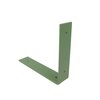 STERKSTAEL Ares Salie Groen - industriële plankdrager – geschikt voor een plank van 20 to 25 cm – kleur Groen – incl. bevestigingsmateriaal - poedercoating – staal - 1 stuk