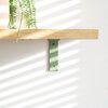 STERKSTAEL Ares Salie Groen - industriële plankdrager – geschikt voor een plank van 20 to 25 cm – kleur Groen – incl. bevestigingsmateriaal - poedercoating – staal - 1 stuk