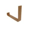 STERKSTAEL Odin Cortenstaal - industriële plankdrager – geschikt voor een plank van 20 cm – kleur brons roestig bruin – incl. bevestigingsmateriaal - poedercoating – staal - 1 stuk