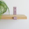 STERKSTAEL Odin Lila Mist - industriële plankdrager – geschikt voor een plank van 20 cm – kleur paars violet – incl. bevestigingsmateriaal - poedercoating – staal - 1 stuk