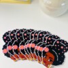 Scrunchie Houder Set van 10 – Afro Girl Design – Gelamineerd – Handgemaakt – Perfect voor Presentatie of Verkoop