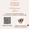 Selfcare jar ~ Activate Selflove~ 90 Quotes & Affirmaties