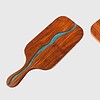 Serveerplank teak met epoxy