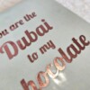 Tegeltje - Dubai Chocolate
