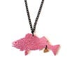 The Golden Turd ketting (vis) glitter