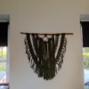 Wanddecoratie IRIS-4, macramé, kaki