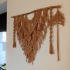 Wanddecoratie IRIS-5, macramé, camel