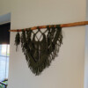 Wanddecoratie Iris-3, macramé, kaki