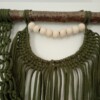 Wanddecoratie, IRIS-6, macramé, kaki