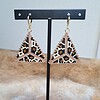 Wild Elegance sieradenset – handgemaakte panterprint oorbellen & ketting van Miyuki kralen