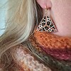 Wild Elegance sieradenset – handgemaakte panterprint oorbellen & ketting van Miyuki kralen